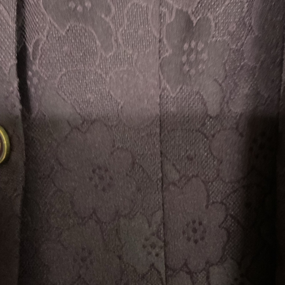 JOHN MEYER. Purple Long Coat with Gold Buttons. 2 PIEZAS SIZE 16 - Picture 5 of 15